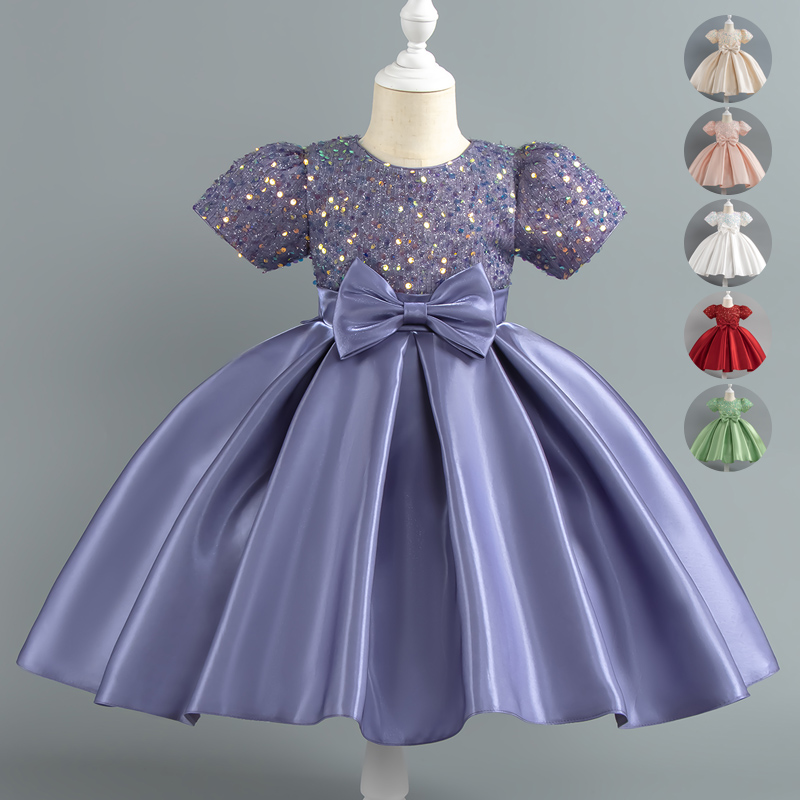 Baby Clothing Dresser - Bebek Kız Noel Elbise Pullu Kısa