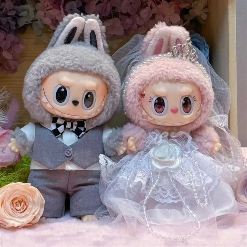 Baby Clothing Usa - 15 17cm Labubu Bebek Düğün Aşk