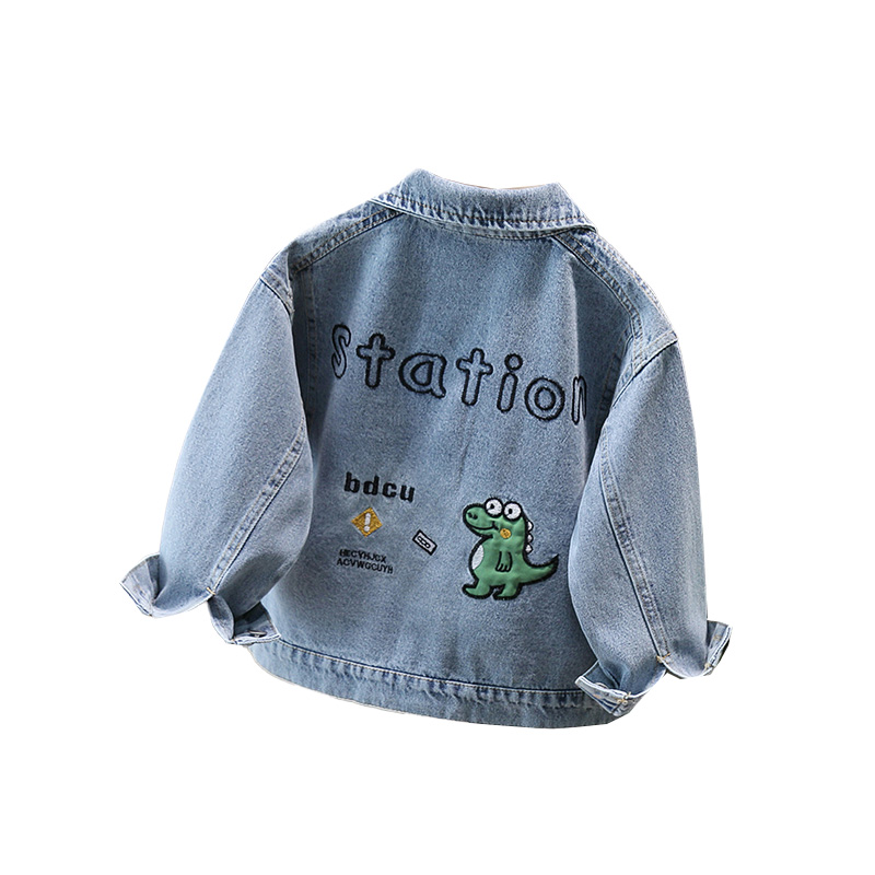 Baby Clothing Usa - Sevimli Tarzı Bebek Çocuk Denim Ceket