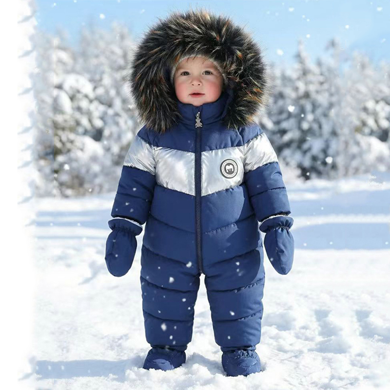 Baby Clothing Dividers - Kış Yenidoğan Bebek Romper Eldiven Ile