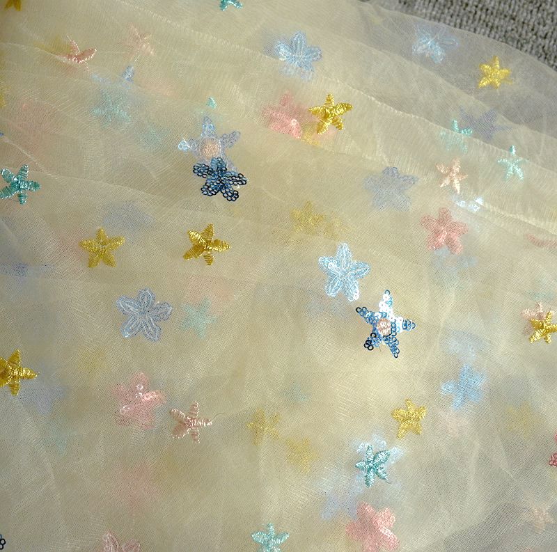 50x150 cm Işlemeli Yıldız Net  - Baby Clothing Organic incelemesi ve fiyatı