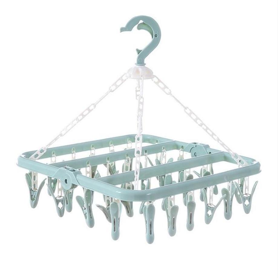 1 adet 32 klipsli katlanır elb - Baby Clothing Hanging Rack incelemesi ve fiyatı